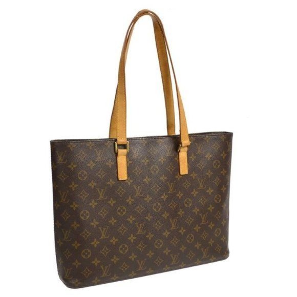 Authentic Louis Vuitton Shoulder Bag Luco Monogram Used LV Handbag Vintage​​ - Picture 2 of 11